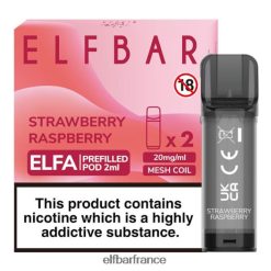 046VN4112 elfbar elfa dosette préremplie - 2 ml - 20 mg (paquet de 2) fraise framboise