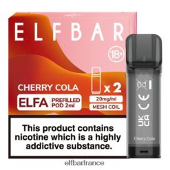 046VN4113 elfbar elfa dosette préremplie - 2 ml - 20 mg (paquet de 2) cola aux cerises