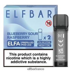 046VN4114 elfbar elfa dosette préremplie - 2 ml - 20 mg (paquet de 2) myrtille, framboise aigre