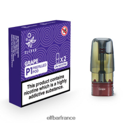 046VN4145 elfbar mate 500 p1 dosettes préremplies - 20 mg (paquet de 2) raisin