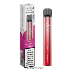 046VN414 Vape jetable elfbar 600v2 - 20 mg glace à la fraise