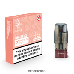 046VN4152 elfbar mate 500 p1 dosettes préremplies - 20 mg (paquet de 2) glace à la pêche