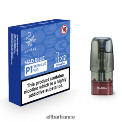 046VN4160 elfbar mate 500 p1 dosettes préremplies - 20 mg (paquet de 2) bleu fou classique