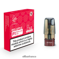 046VN4161 elfbar mate 500 p1 dosettes préremplies - 20 mg (paquet de 2) pomme rouge