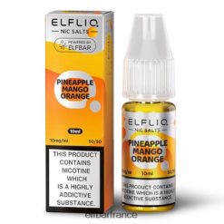 046VN4174 elfbar sels de nic elfliq - ananas mangue orange - 10 ml-20 mg/ml classique