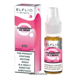 046VN4183 sels de nic elfbar elfliq - fraise neige - 10 ml-20 mg/ml classique