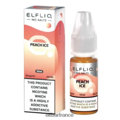 046VN4184 sels de nic elfbar elfliq - glace à la pêche - 10 ml-5 mg classique