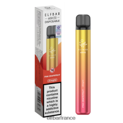 046VN419 Vape jetable elfbar 600v2 - 20 mg pamplemousse rose