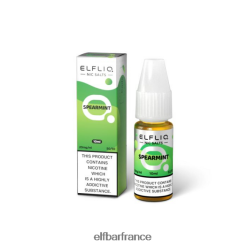 046VN4208 sels de nicotine à la menthe verte elfbar elfliq - 10 ml-20 mg/ml classique