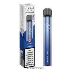 046VN420 Vape jetable elfbar 600v2 - 20 mg bleu fou