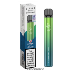 046VN423 Vape jetable elfbar 600v2 - 20 mg kiwi aux bleuets