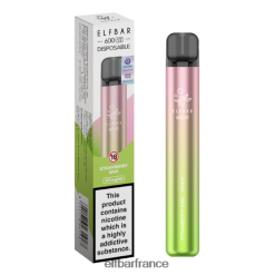 046VN43 Vape jetable elfbar 600v2 - 20 mg fraise-kiwi