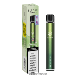 046VN473 kit pod elfbar elfa pro - rechargeable dosette préremplie vert aurore + pomme pêche