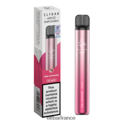 046VN47 Vape jetable elfbar 600v2 - 20 mg limonade rose