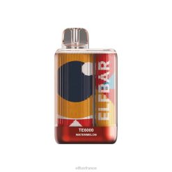ELFBAR bouffées jetables de vape te6000 2PRT78 pastèque