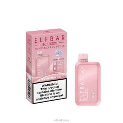 ELFBAR meilleure saveur vape jetable série bc10000 ice 2PRT8 glace à la fraise