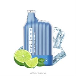 ELFBAR meilleure saveur vape jetable série cr5000 ice 2PRT21 limonade bleue