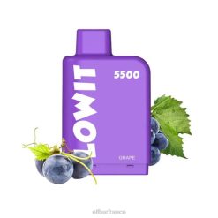 ELFBAR Pod prérempli Lowit 5500 bouffées 2%nic 2PRT142 raisin