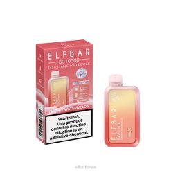 ELFBAR vape jetable nouveau bc10000 10000bouffées 2PRT38 pastèque cerise