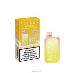 ELFBAR vape jetable nouveau bc10000 10000bouffées 2PRT43 ananas fraise banane