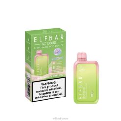 ELFBAR vape jetable nouveau bc10000 10000bouffées 2PRT46 glace fraise kiwi