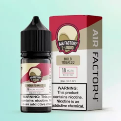 Air Factory Salt Bold Tobacco eJuice Tabac Virginie 18mg