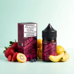 Jam Monster Salt Cerise Noire Menthol E-liquide