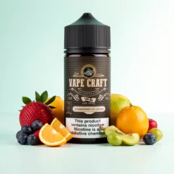 Vape Craft Saveur Fraise Vanille Crème Glacée eJuice