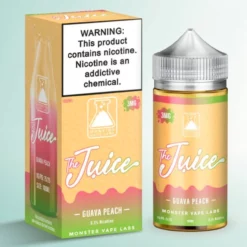 The Juice Goyave Pêche eJuice Fusion Tropicale E-liquide