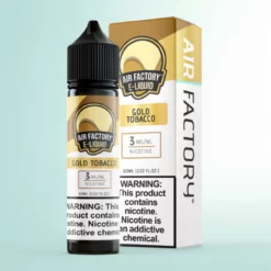 Air Factory Gold Tobacco eJuice - Eliquide Traditionnel Doux
