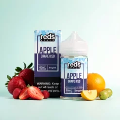 Reds Apple Grape Iced 60mL e-liquide Pomme Raisin glacé