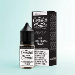 Coastal Clouds Salt Iced Orange Sanguine Pêche eliquide