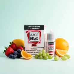 Juice Head Salt Pastèque Fraise - Rafraîchissant eJuice