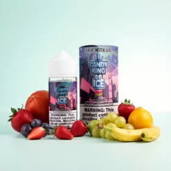 Candy King on Ice – Pink Squares E-liquide mentholé 100ml