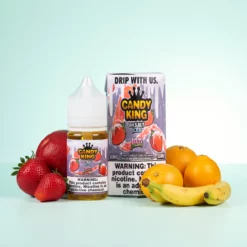 Candy King on Salt Iced – Fraise Acidulée Menthol Glacé 30ml