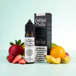 Coastal Clouds Iced Pomme Pêche Fraise e-liquide 60mL