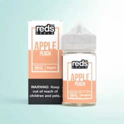 Reds Apple Peach eJuice - E-liquide 70/30 Pomme Pêche 100ml
