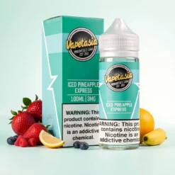 Vapetasia Iced Pineapple Express eJuice 100ml ananas doré