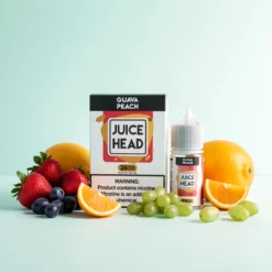 Juice Head Salt Guava Peach 30ml E-liquide