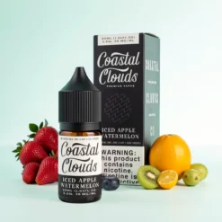 Coastal Clouds Salt Pomme Pastèque Juteux Glacé eJuice