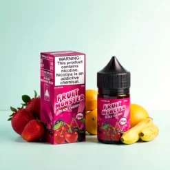 Fruit Monster NTN Salt Cerise Noire E-liquide Sans Tabac