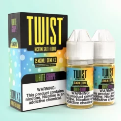 Twist e-Liquids Salt Raisin Blanc Agrumes Pomme Pack 2x30ml
