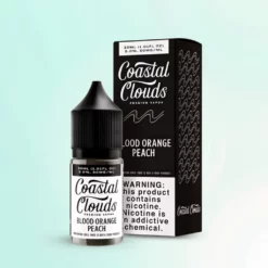 Coastal Clouds Salt Orange sanguine et pêche e-liquide