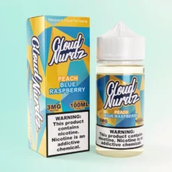 Cloud Nurdz Pêche Framboise Bleue eJuice 100ml