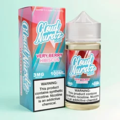 Cloud Nurdz Iced Very Berry Hibiscus e-liquide mentholé