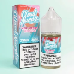 Cloud Nurdz Iced Salts Très Baies Hibiscus Glacé e-liquide