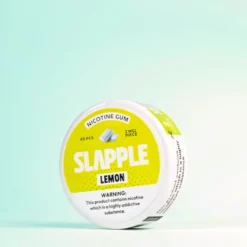 Slapple Nicotine Gum Citron 40 pièces pour arrêt du tabac
