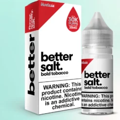 Better Salt Bold Tobacco E-Liquide – Tabac Riche Équilibré