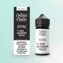 Coastal Clouds Iced Blue Raspberry Freeze 100ml Vape Glacée