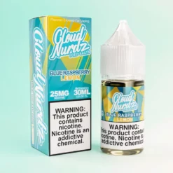 Cloud Nurdz Iced Salts Framboise Bleue Citron Menthol Vape